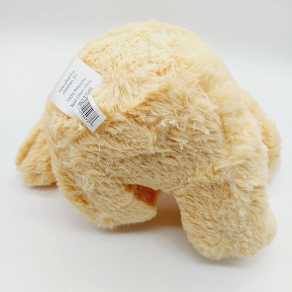 Silver One Fox Plush Stuffed Animal Lovie Toy 9" Sitting Embroidered Eyes - Picture 6 of 8